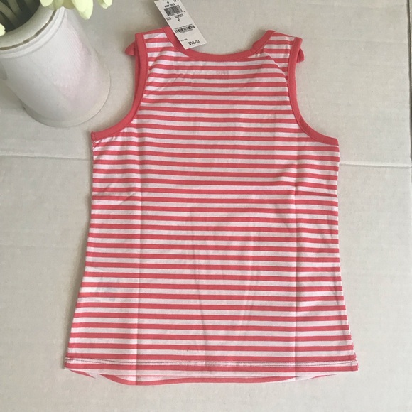 Girls text striped tank size 6 - Picture 2 of 6